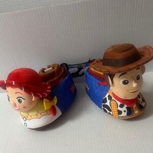 Disney Woody and Jessie Kids Slippers - Red, Blue, Brown